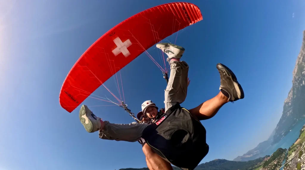 Taödemfliegen der erste schritt für Paragliding Anfänger in Interlaken