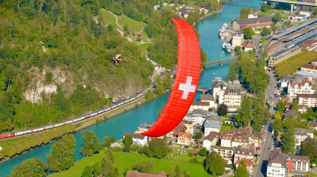 Gleitschirm Sicherheit Schweiz. Wir haben einen hohen Standart für unsere Tandemflüge.